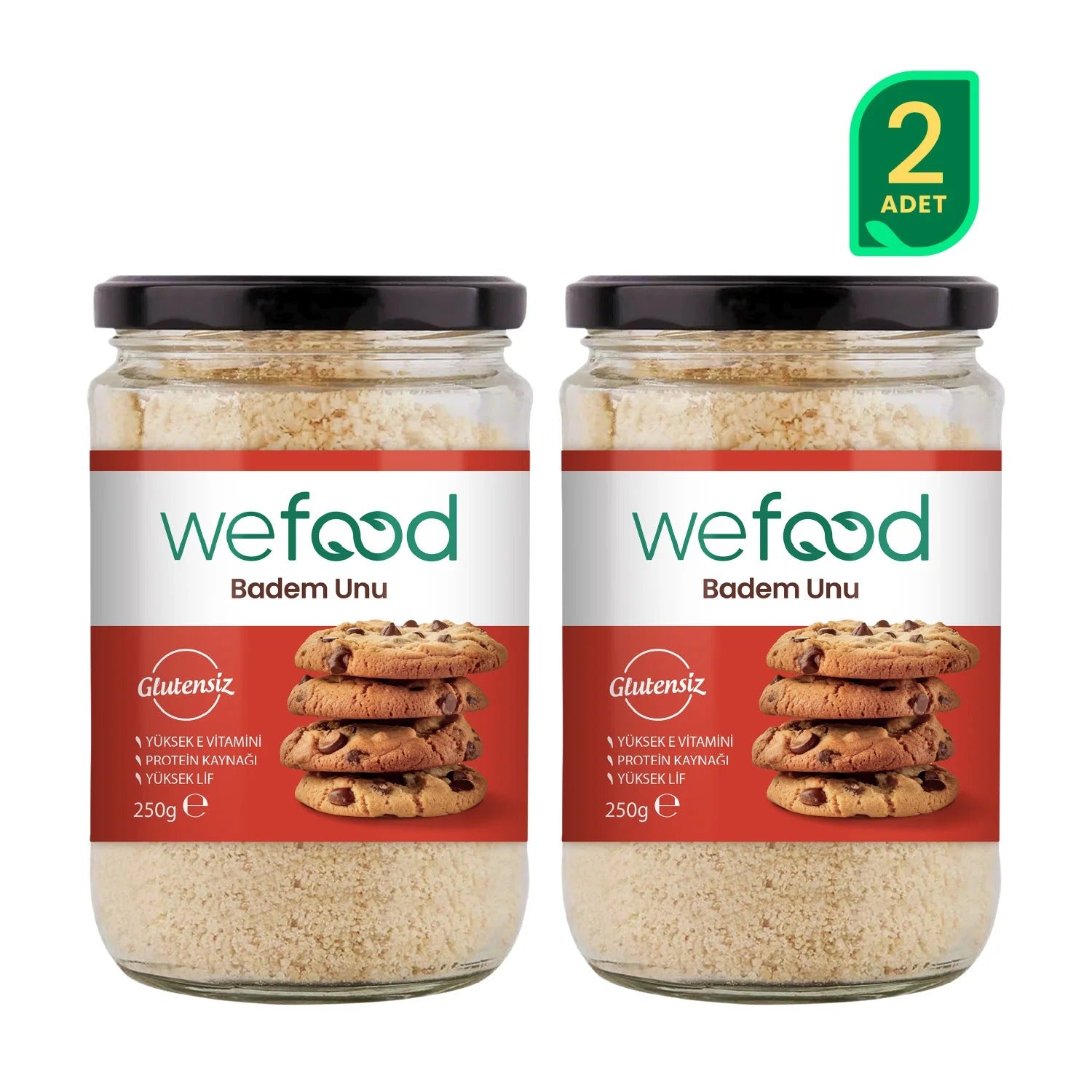Wefood Glutensiz Badem Unu 250 gr 2'li